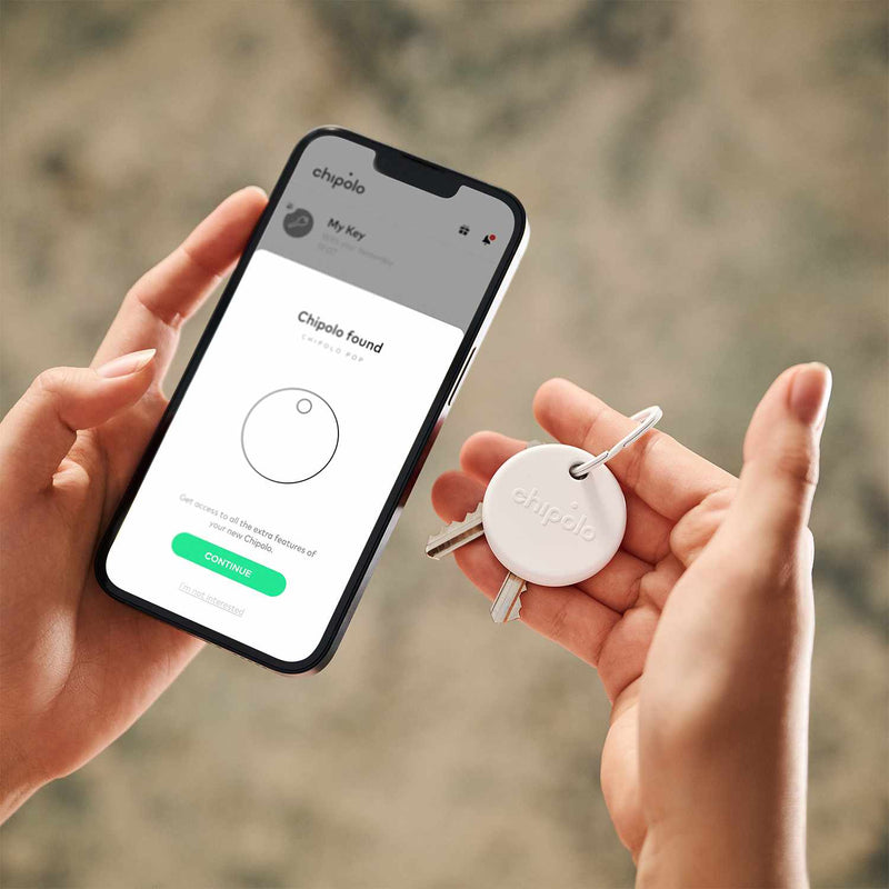 RWS0000001000 POP Tracking Tag (Works with Google’s Find My Device or Apple Find My) White