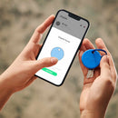 Chipolo POP 4 Pack Tracking Tag (Works with Google’s Find My Device or Apple Find My) Black/White/Red/Blue