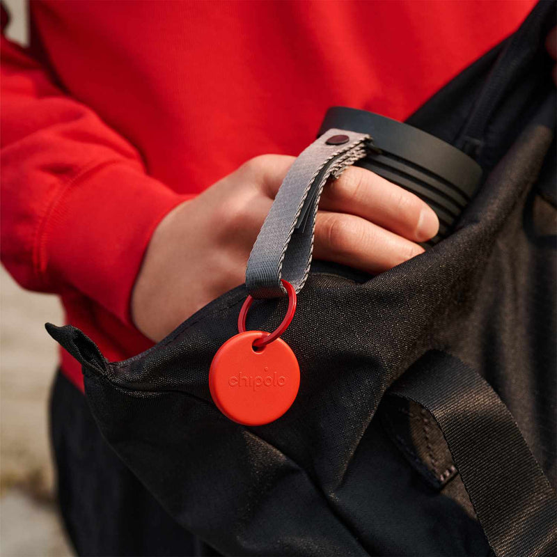 RWS.0000003 POP Tracking Tag (Works with Google’s Find My Device or Apple Find My) Red