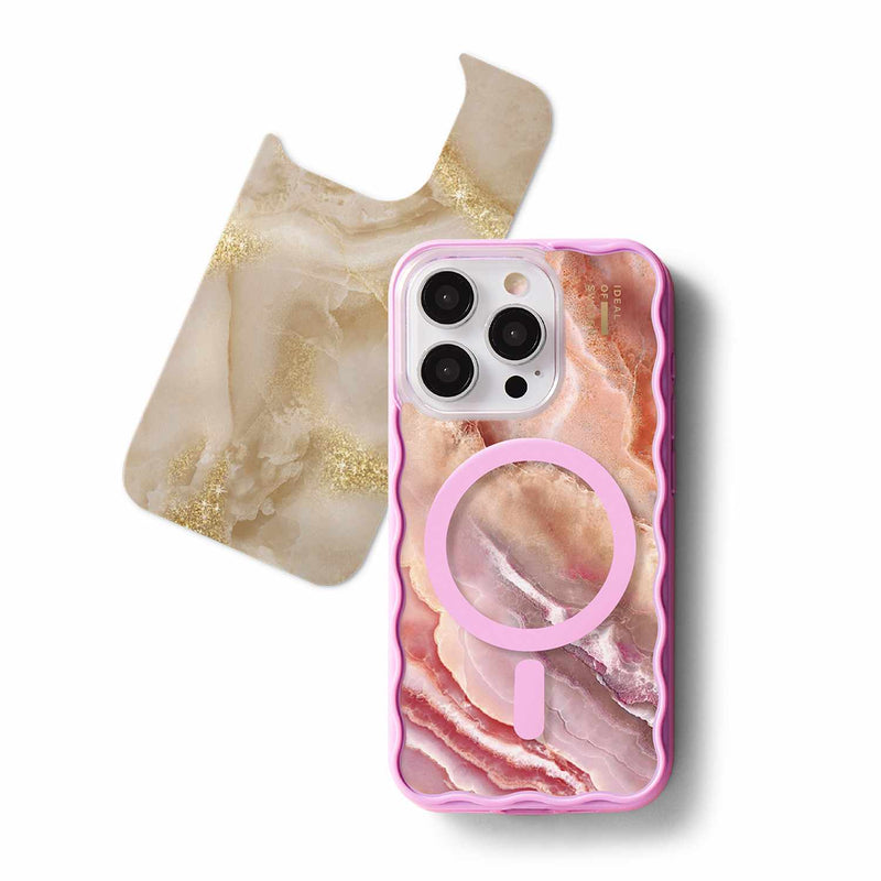 Ideal of Sweden Print Pack Blush Pink Marble for iPhone 17/iPhone 16