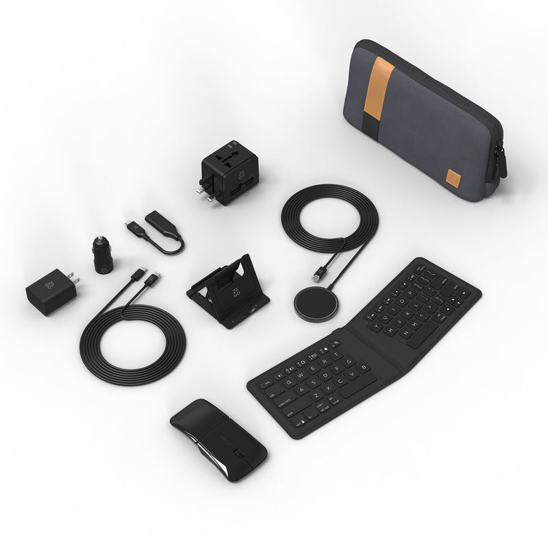 103219653 Desktop Essentials Travel Kit Black/Gray
