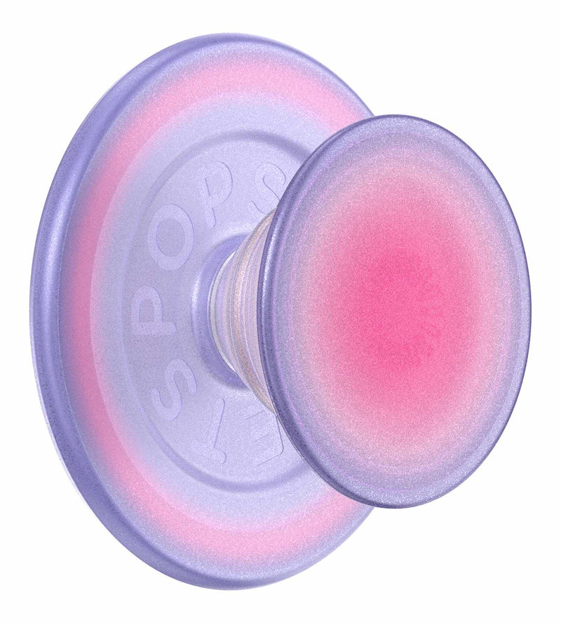 PopSockets PopGrip For MagSafe Round with Adapter Aura