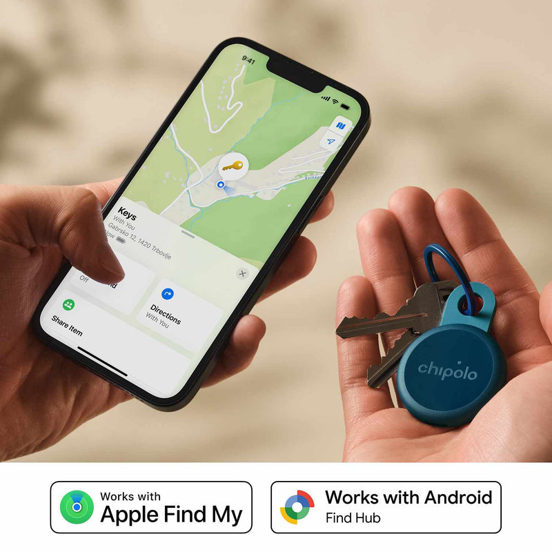 Chipolo LOOP Tracking Tag (Works with Android's Find Hub Device or Apple Find My) Navy