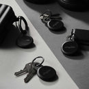 Chipolo LOOP Tracking Tag x 4 (Works with Android's Find Hub Device or Apple Find My) Charcoal
