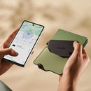 Chipolo Loop & Card Item Finder Bundle (Works with Android's Find Hub Device or Apple Find My) Charcoal