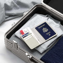 Satechi Vegan-Leather Passport Cover with Find My Sand