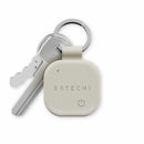 Satechi Vegan-Leather Keychain with Find My Sand