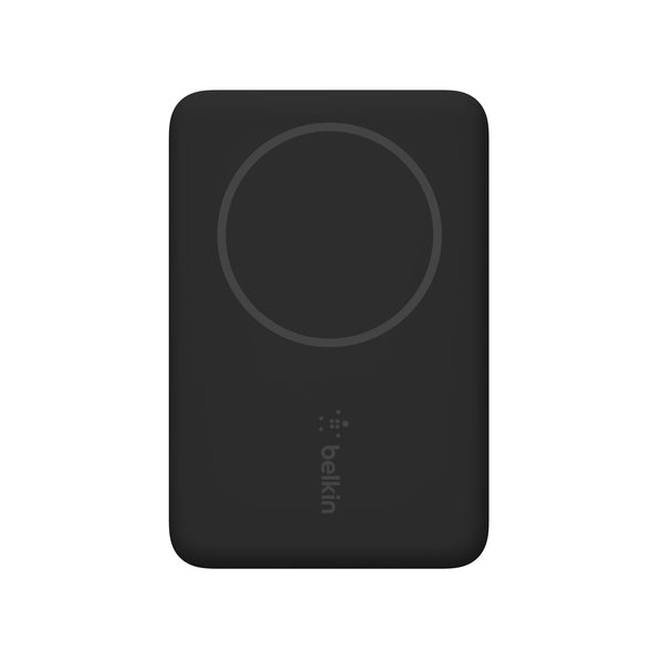 BPD002btBK BoostCharge Magnetic Portable 5W 3000 mAh Wireless Charger Black