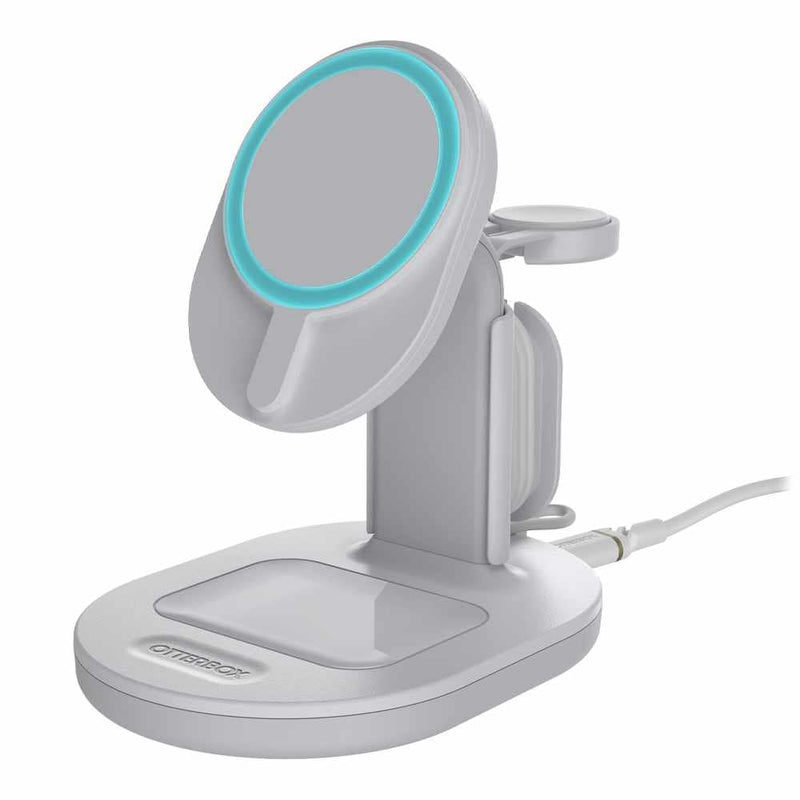 7881155 3-in-1 Wireless Charger 7.5W Multidevice Stand for MagSafe White