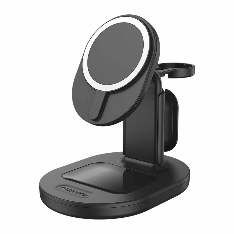 7881156 3-in-1 Wireless Charger 7.5W Multidevice Stand for MagSafe Black