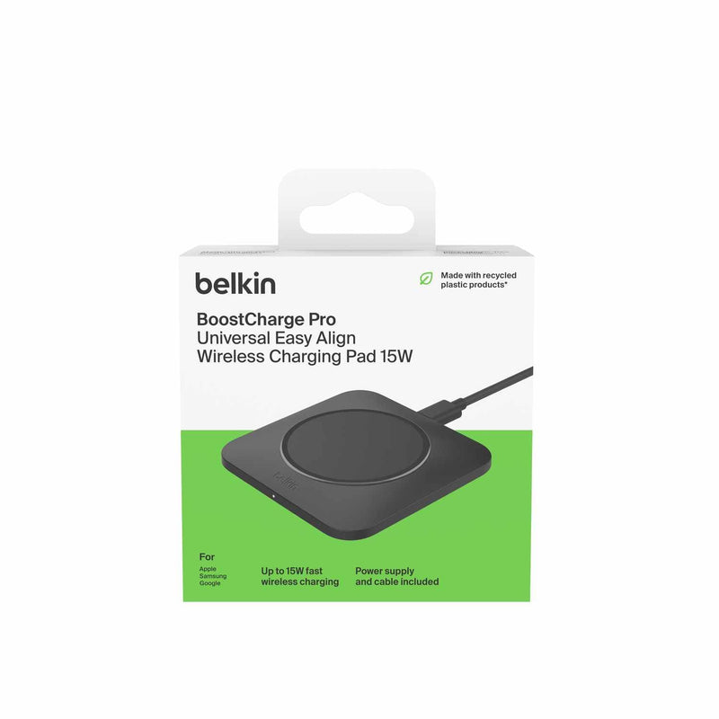 WIA007ttBK 15W EasyAlign Wireless Pad Black