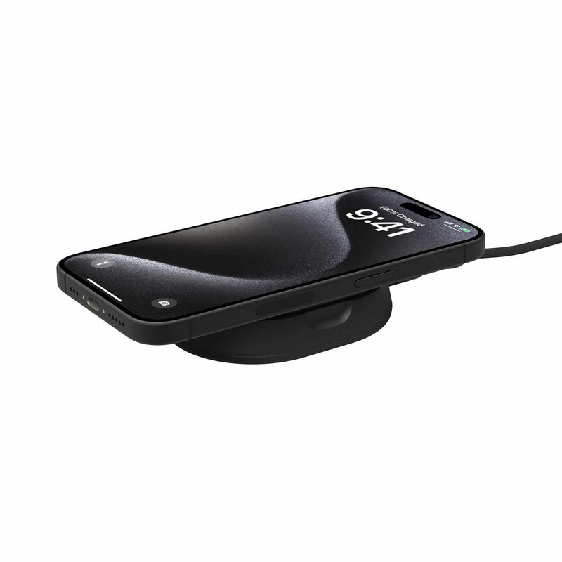 WIA008ttBKCA BoostCharge Pro Convertible Magnetic Wireless Charging Stand with Qi2 15W Black