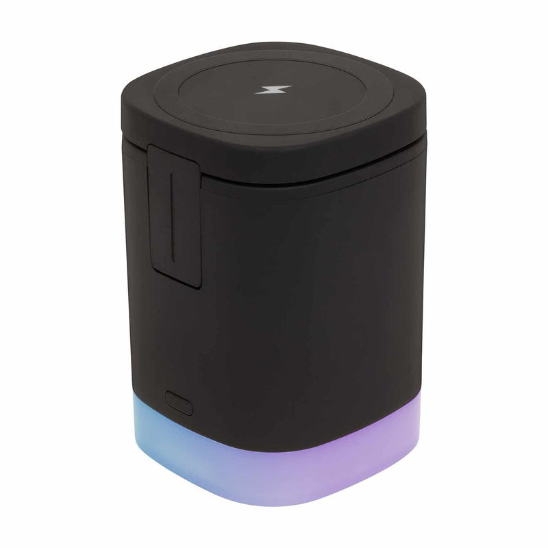 ETHVAL3LED Lucid Charge LED 3-in-1 Wireless Charging MagSafe LED Valet Black