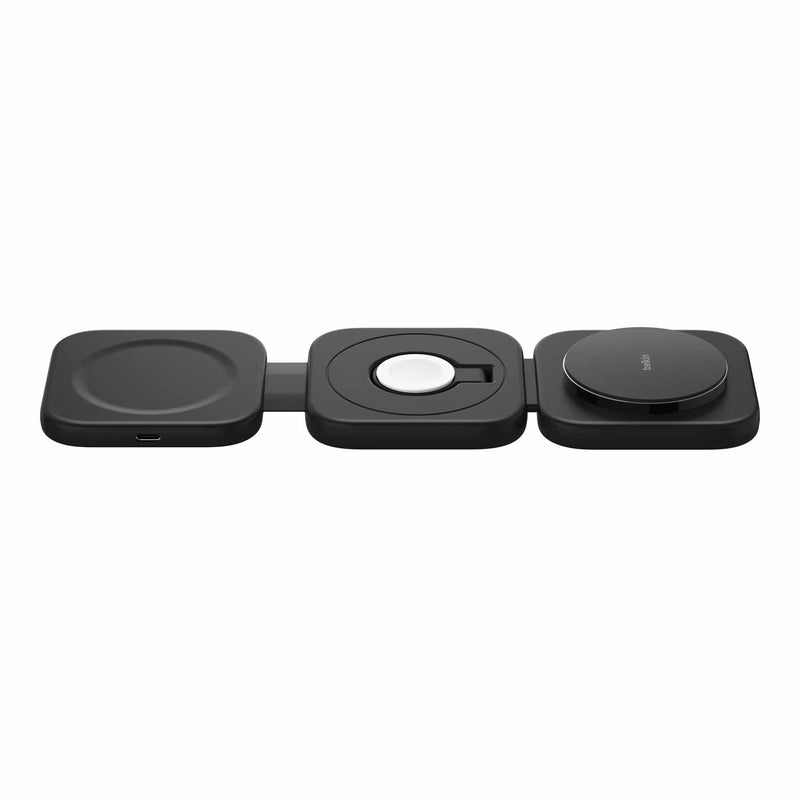 WIZ024ttBK Qi2 3-in-1 Travel Wireless Charging Pad Black