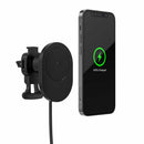 BEWCQi2CAR Qi2 Wireless Charging Car Mount 15W MagSafe Compatible Black