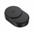 BEWCQi23IN1F Qi2 3-in-1 Foldable Wireless Charging Stand 15W MagSafe-Compatible Black