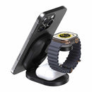 BEWCQi23IN1F Qi2 3-in-1 Foldable Wireless Charging Stand 15W MagSafe-Compatible Black