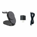 BEWCQi23IN1F Qi2 3-in-1 Foldable Wireless Charging Stand 15W MagSafe-Compatible Black