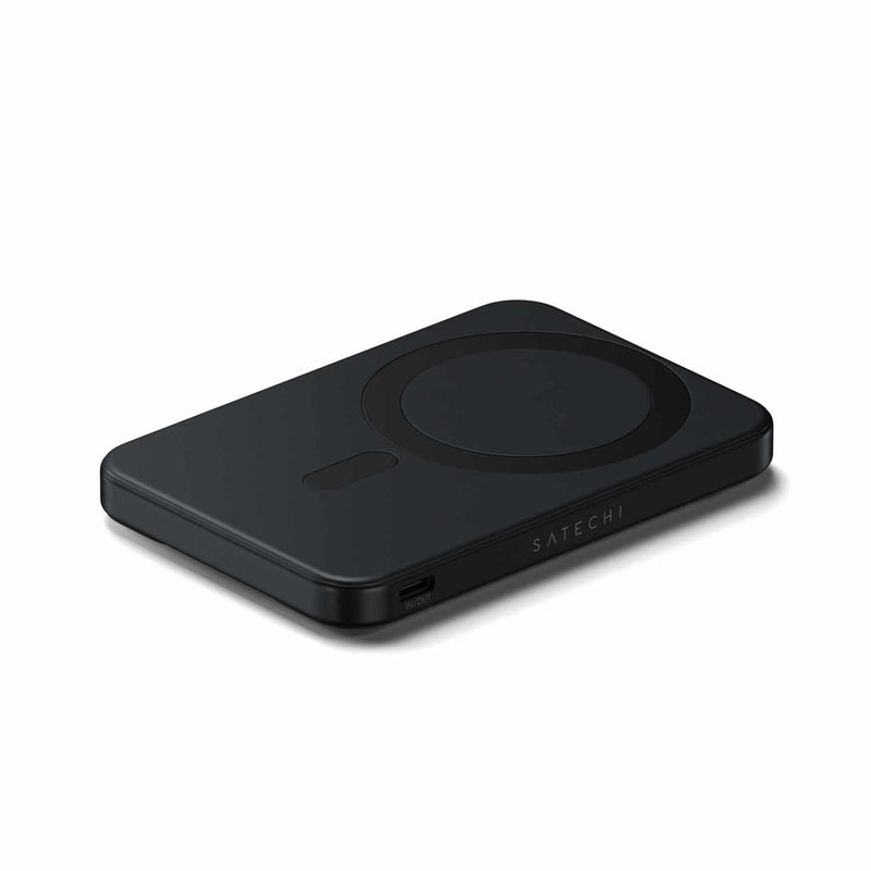 STB5Q2SK Qi2 5K Magnetic Power Bank with Stand Black