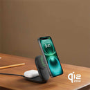 Belkin UltraCharge 2-in-1 Qi2 Foldable Magnetic Charger 25W Black