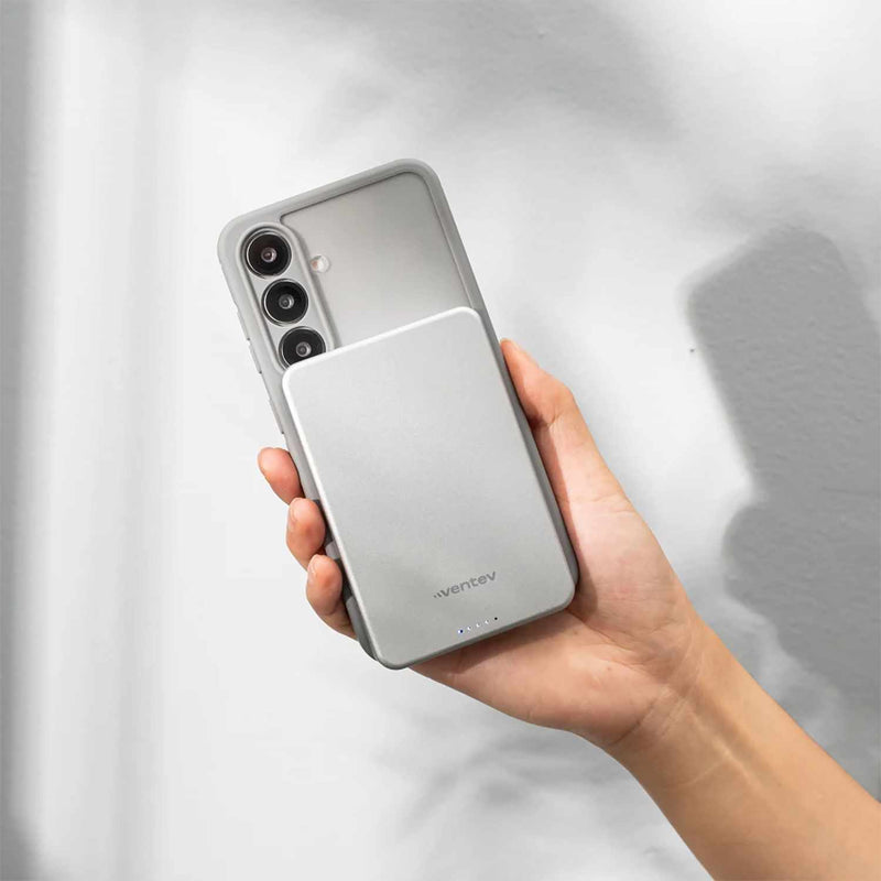 Ventev 15W Qi2 5000 mAh Portable Battery Gray