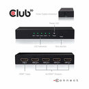 Club3D HDMI 4K60HZ 2.0 UHD Splitter 4 Ports Adapter Black