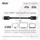 CAC1373 HDMI 2.1 Male to HDMI 2.1 Male Ultra High Speed 4K120HZ 8K60HZ 3m/9.84ft CERTIFIED Black