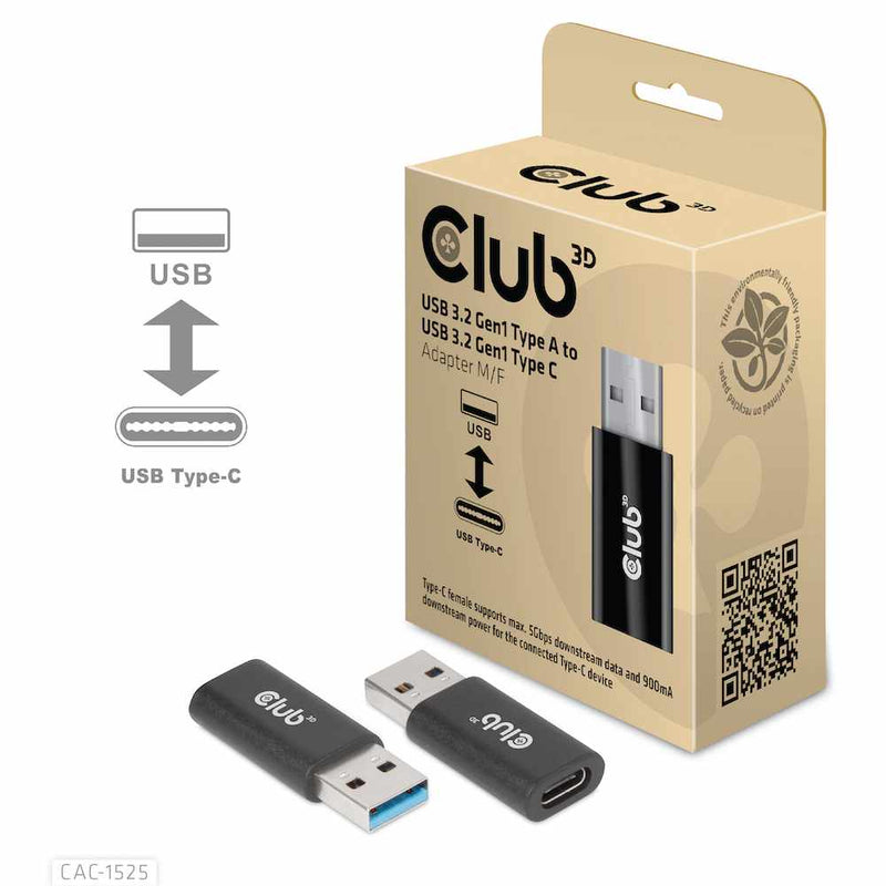 CAC1525 USB 3.2 to USB-C 3.2 Adapter M/F Black