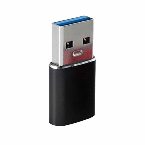 PQGDADPTA2C3BK USB 3.1 Male to USB-C 3.1 Female Adapter Black