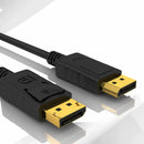 Bulk Packaging 4K DisplayPort Extension Cable Adapter 1.8M Black