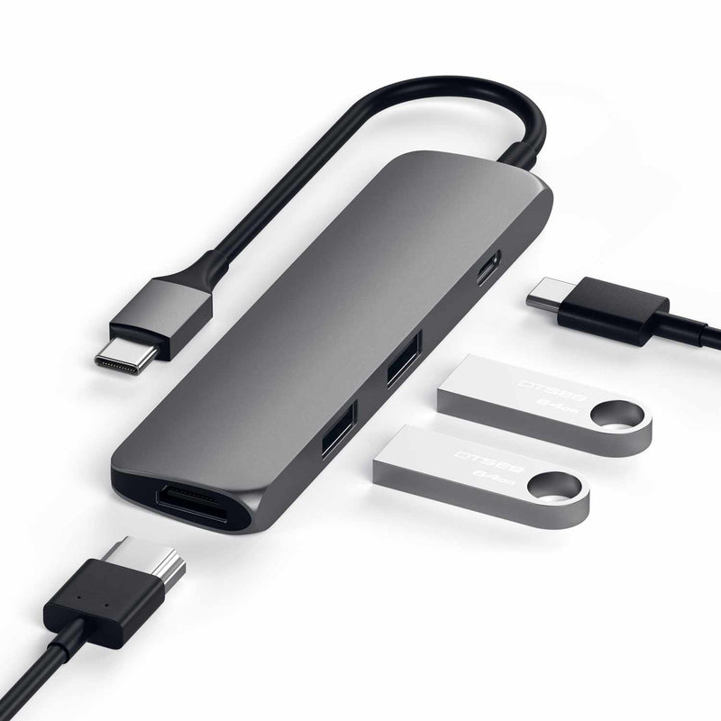STCMAM USB-C MultiPort Adapter Space Gray