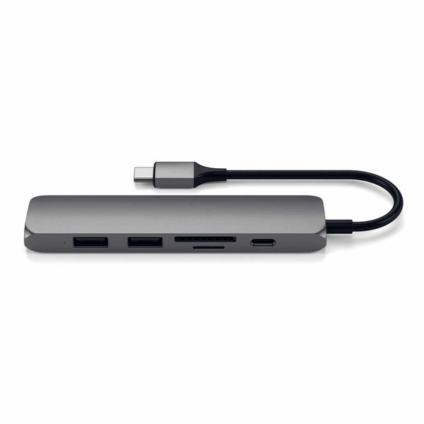 Satechi Type-C Slim Aluminum Multimedia Adapter V2 Space Grey