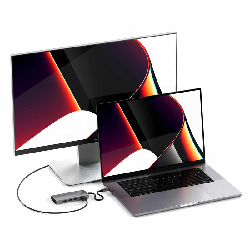 Satechi Type-C Multi-Port Adapter 4K Ethernet v2 Space Grey