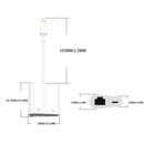 YLDZADPTL2RJ45L Lightning to RJ45 Adapter White