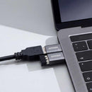 Anker USB-A to USB-A Adapter (2 pack) Gray