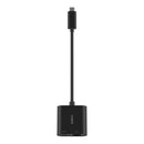 Belkin USB-C to Ethernet + Charge Adapter 100W Black