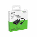 Belkin USB-C to Ethernet + Charge Adapter 100W Black