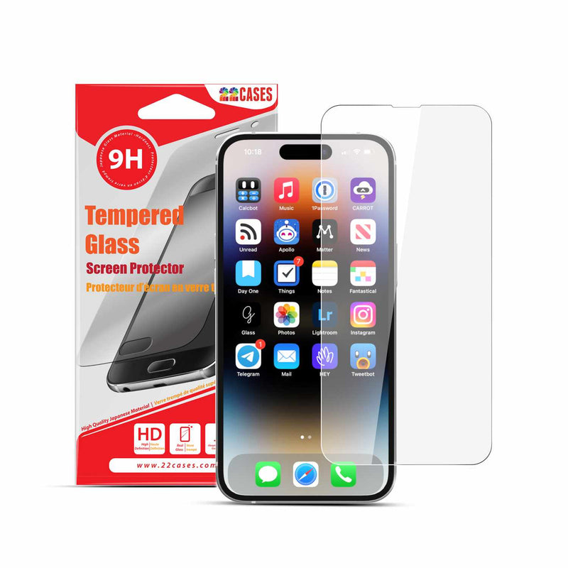 22SPIP15PRMAX Tempered Glass Screen Protector iPhone 15 Pro Max