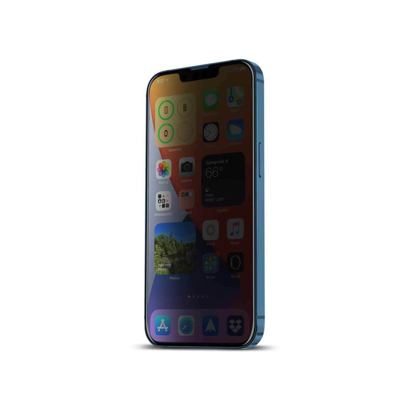 22 cases Privacy Tempered Glass Screen Protector for iPhone 12/12 Pro