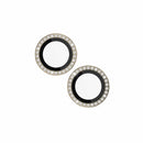 KS053074 Aluminum Ring Lens Protector iPhone 15/15 Plus Set In Stone Gold