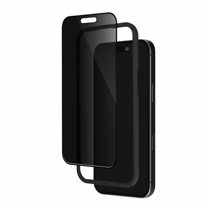 BEPGIKIP16P Privacy Tempered Glass Screen Protector w/Installation Kit iPhone 16 Pro
