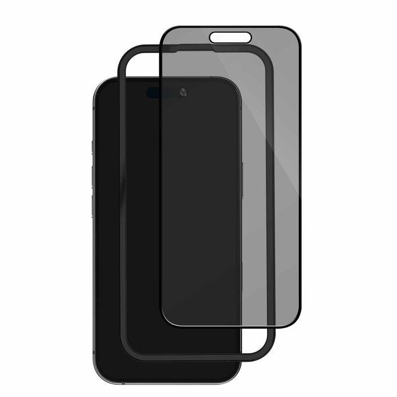 BEPGIKIP16P Privacy Tempered Glass Screen Protector w/Installation Kit iPhone 16 Pro