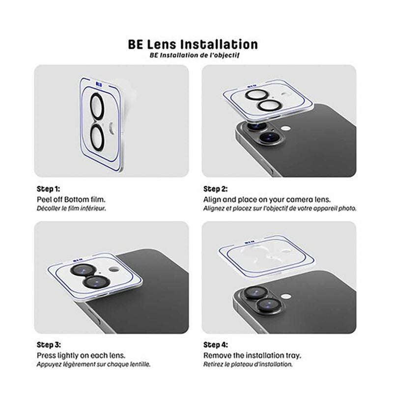 Blu Element Invisible 1 by 1 Lens Protector for iPhone 16 Pro/16 Pro Max