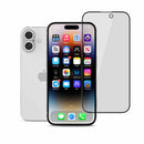 22 Cases Privacy Tempered Glass for iPhone 16/15