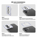 Blu Element Aluminum 1 by 1 Lens Protector Black for Samsung Galaxy S25