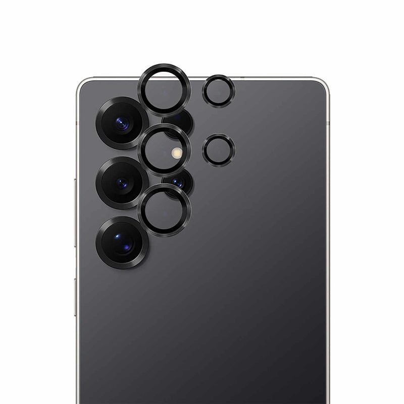 Blu Element Aluminum 1 by 1 Lens Protector Black for Samsung Galaxy S25 Ultra