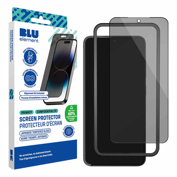 BEPTGIKS25P GreenGlass Privacy Screen Protector with Installation Kit Galaxy S25+/S24+