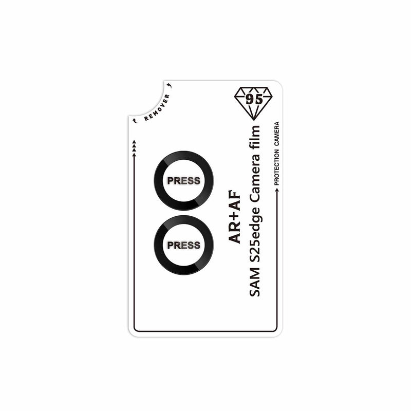 BELPS25E Aluminum 1 by 1 Lens Protector Galaxy S25 Edge Black