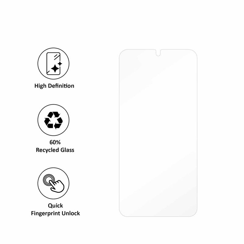 Blu Element Tempered Glass Screen Protector from Recycled Materials for Samsung Galaxy S25 FE