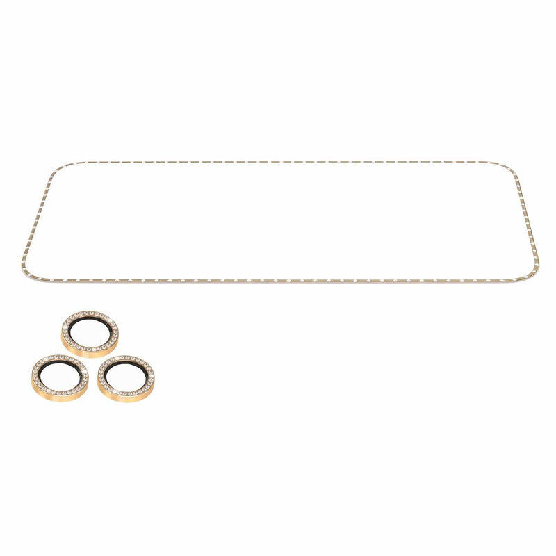 KS058002 Screen/Lens Protector Style Kit iPhone 17 Pro Max Set in Stone Gold